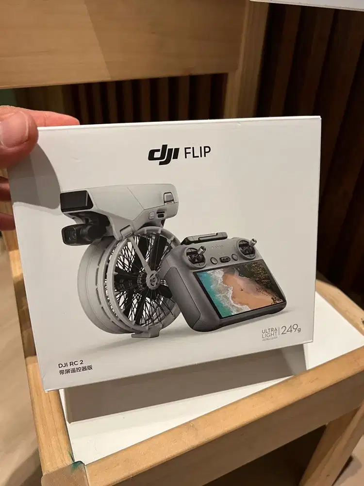 DJI FLIP DRONE ONLY + batre nempel BARU SEGEL BELUM AKTIVASI