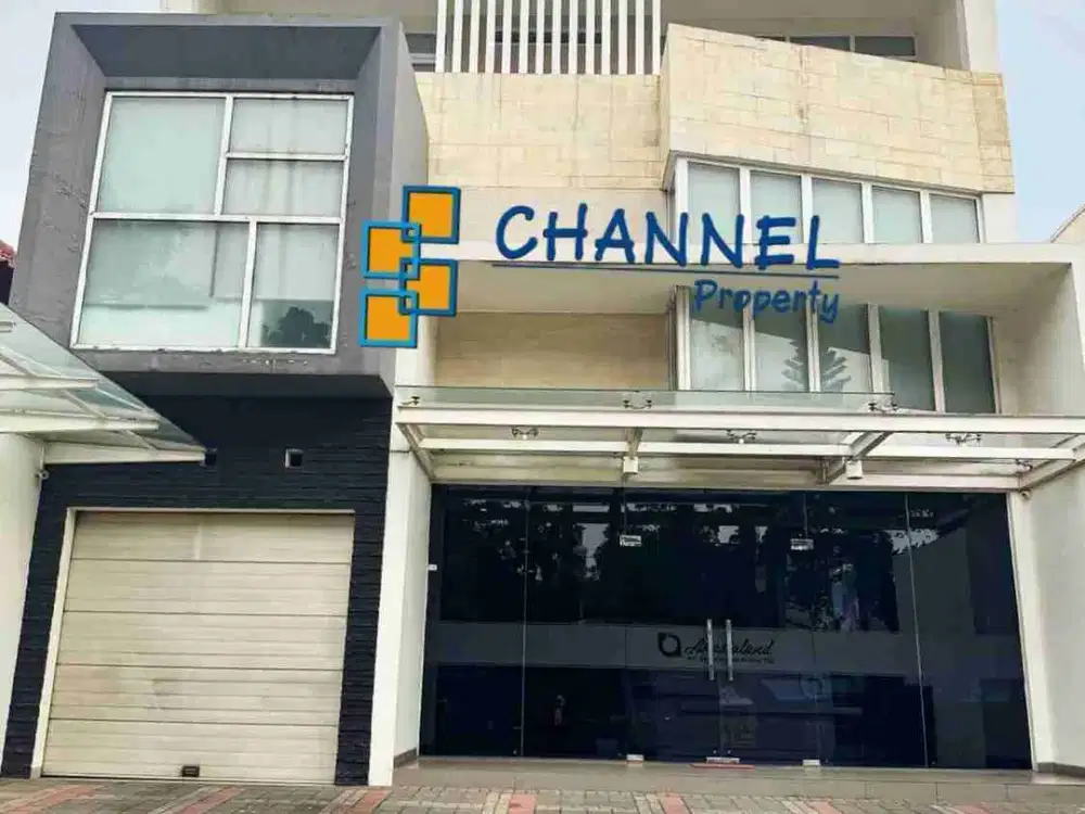Jual bangunan kantor 3 Lantai di jalan raya anggrek loka BSD Tangsel, Vn