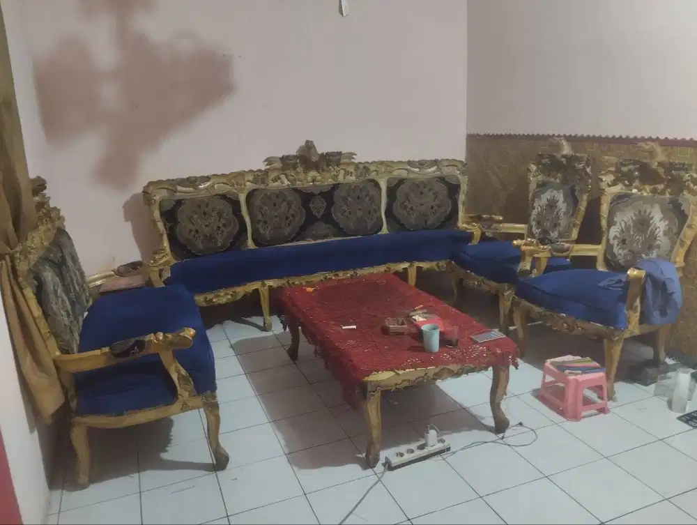 sofa klasik jati ukir