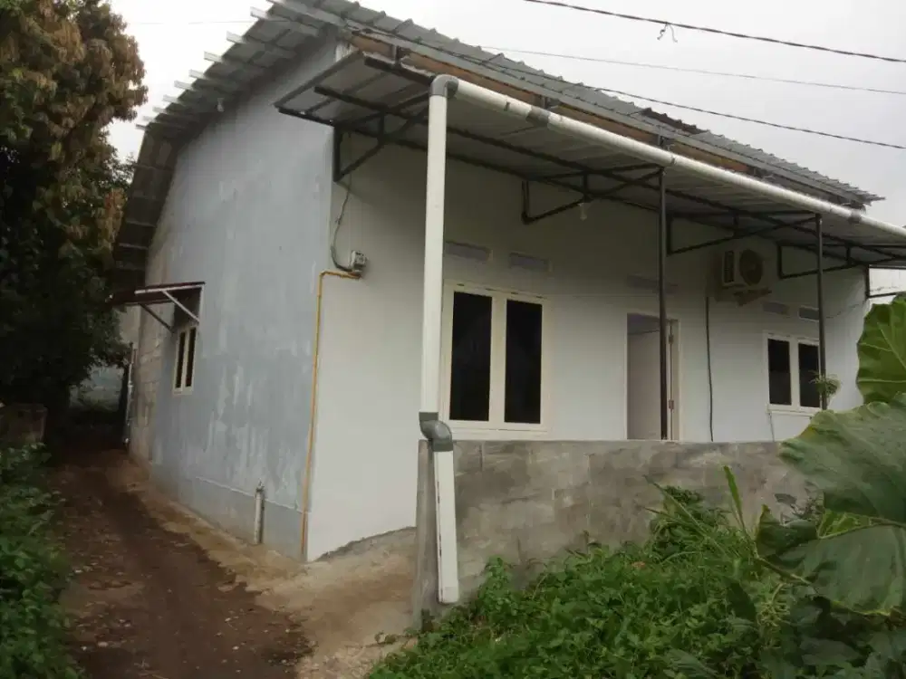 Dijual tanah beserta 1 unit rmh 2 kmr tdr, 1 kmr mandi dan dapur