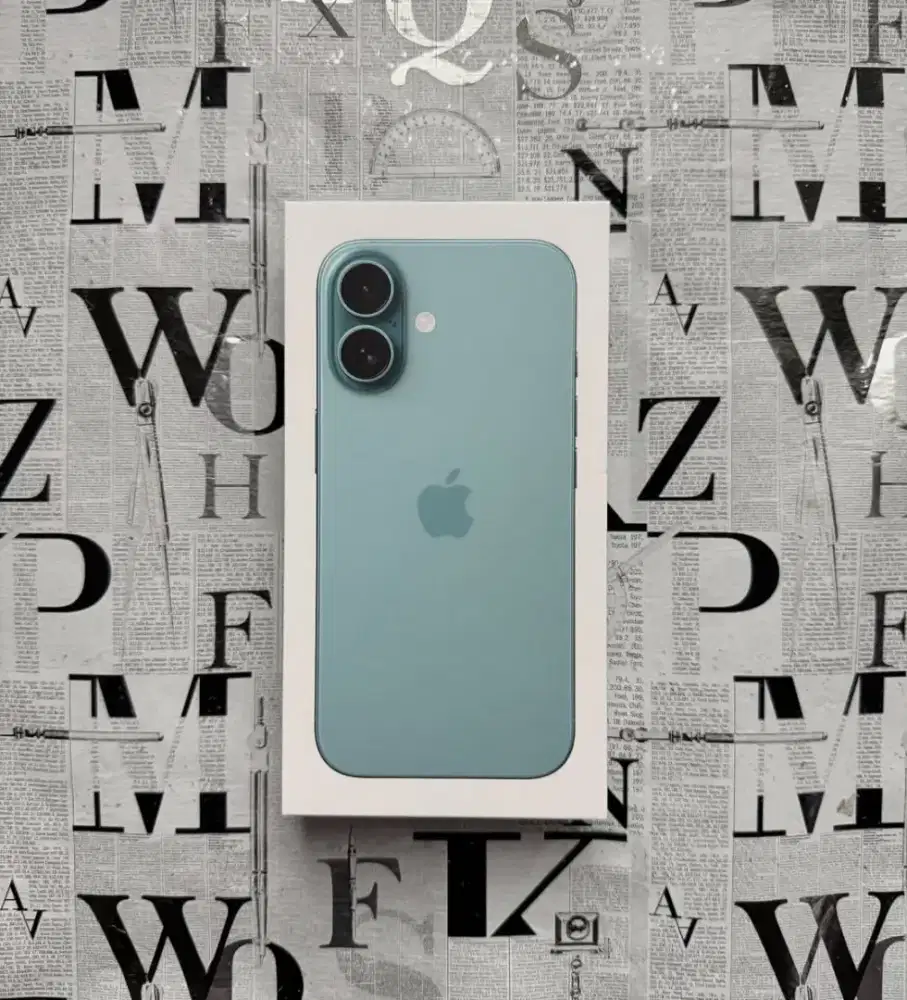 iPhone 16 Teal 128GB iBox Kredit Paylater Bisa