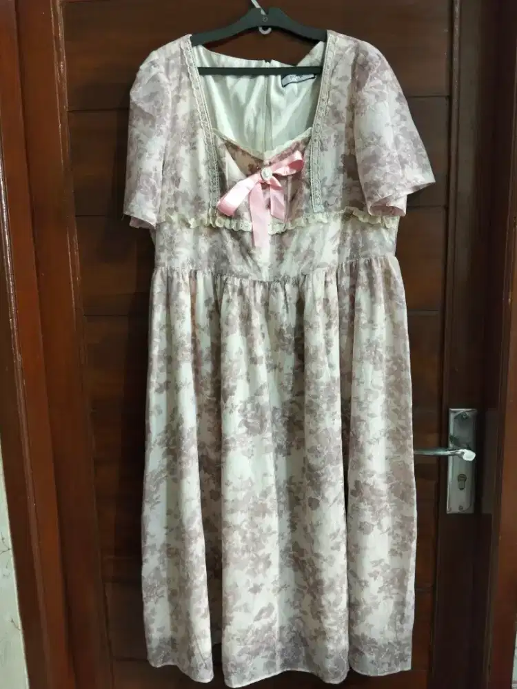 Dress mauve/pink muat Sampai 70kg dipakai 1 kali