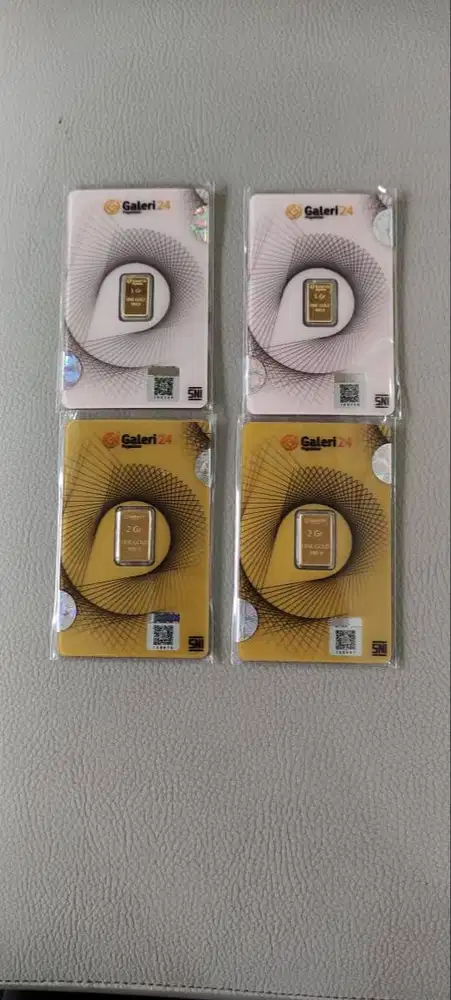 Logam mulia galeri 1 gram dan 2 gram