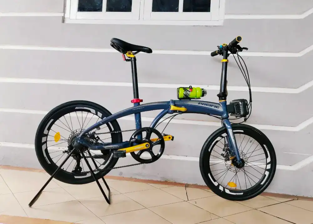 Sepeda lipat merek pacific noris uk'20 alloy hrg 1,5jt net