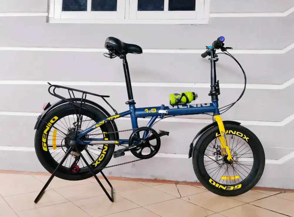 Sepeda lipat merek genio lunox uk'20 hrg 900rb net