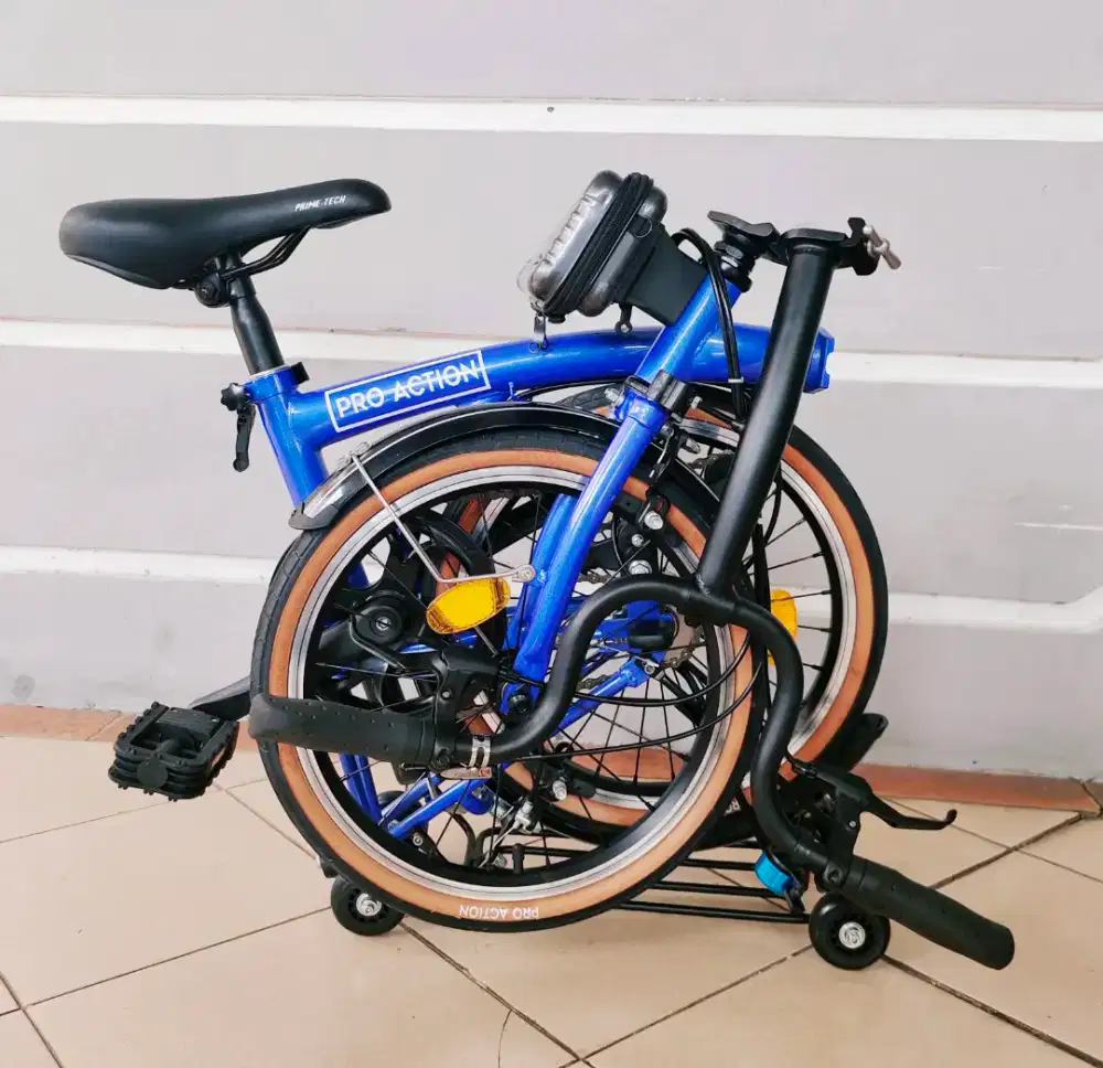 Sepeda lipat merek proaction uk'16+ hrg 1,5jt net