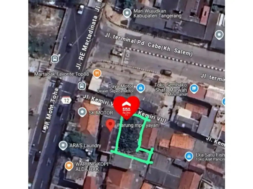 Tanah lokasi Strategis di Pondok Cabe Pamulang Tangerang