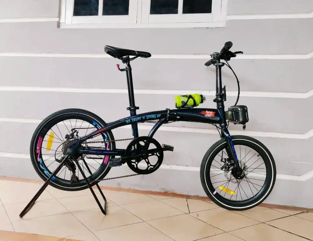 Sepeda lipat merek police rans uk'20 hrg 1,1jt net