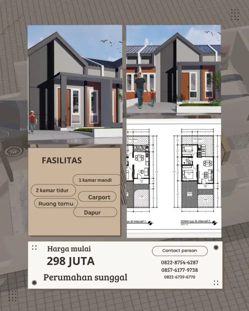 Perumahan Minimalis Kekinian Daerah Sunggal dan Sei Mencirim