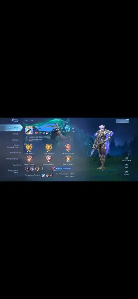 Jual akun mobile legend no minus