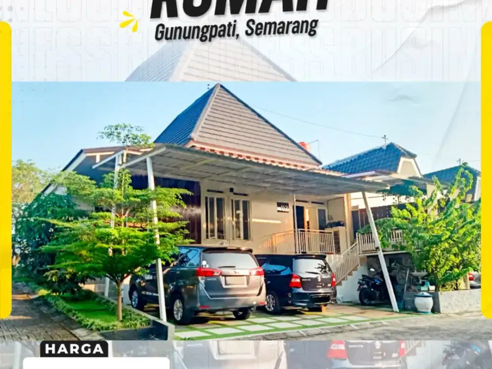 Rumah Mewah Semi Furnished Di Semarang Siap Huni Harga Murah