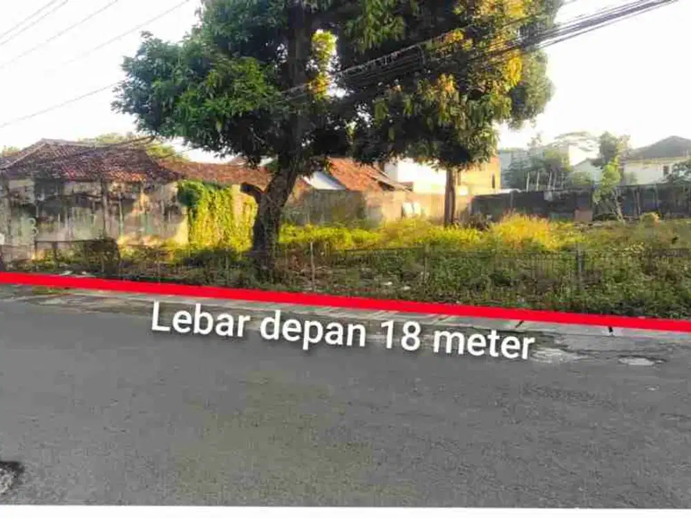 DIJUAL TANAH STRATEGIS DEPAN KAMPUS 3 SANATA DHARMA MAGUWOHARJO