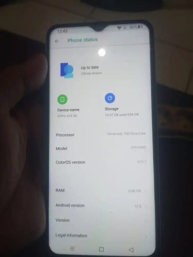 Jual oppoa785g lokasi ciputta