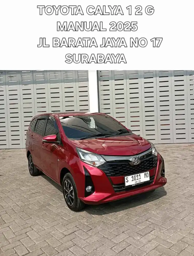 (KM 1400) TOYOTA NEW CALYA 1.2 G MANUAL 2025