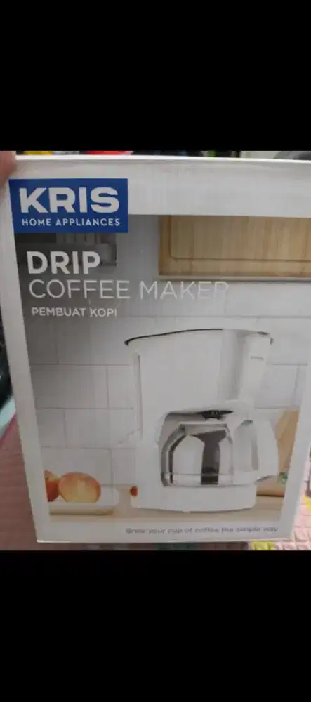 BARU Mesin Kopi KRISBOW 600 ml PUTIH (ORIGINAL STORE ACE HARDWARE)