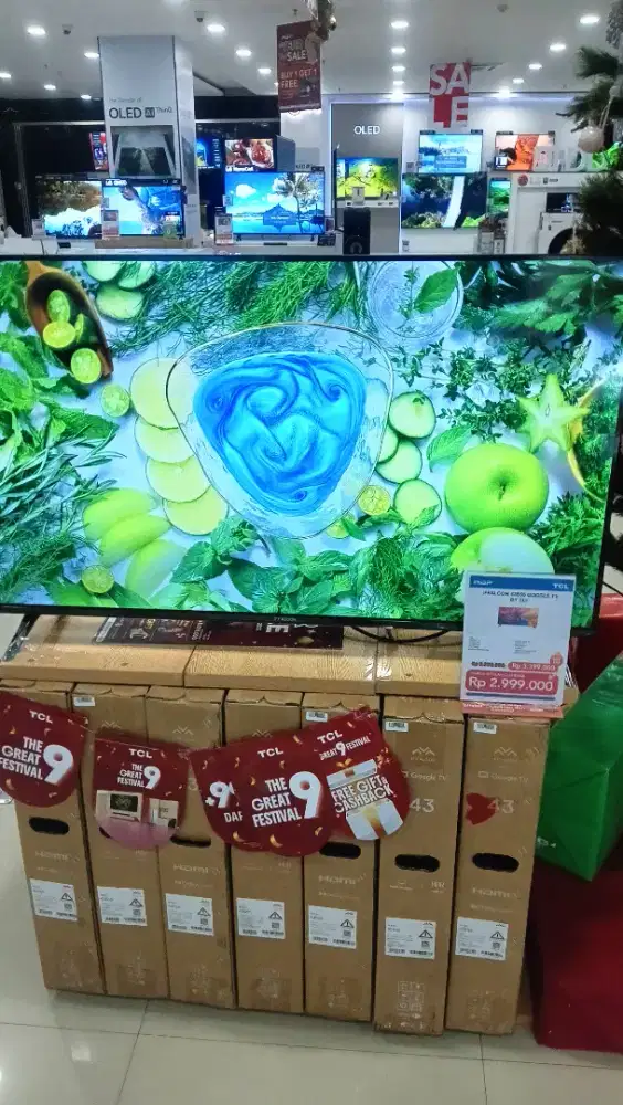 Promo cicilan tv TCL 42 inci