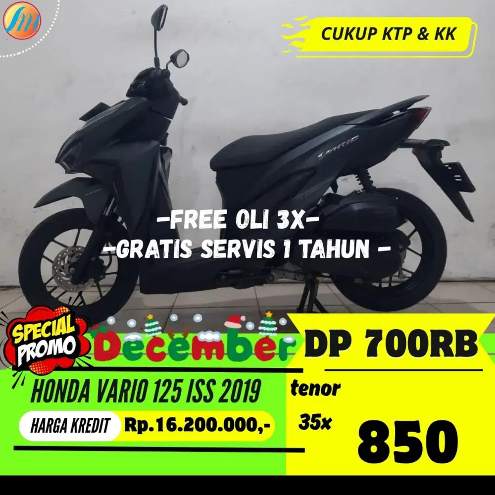 DP CUMA 700RB KREDIT HONDA VARIO 125 ISS 2019 ANGSURAN SANGAT RINGAN