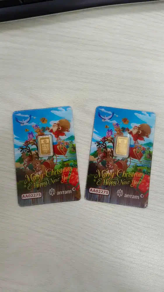 Logam Mulia Antam Edisi Christmas Natal Endyear