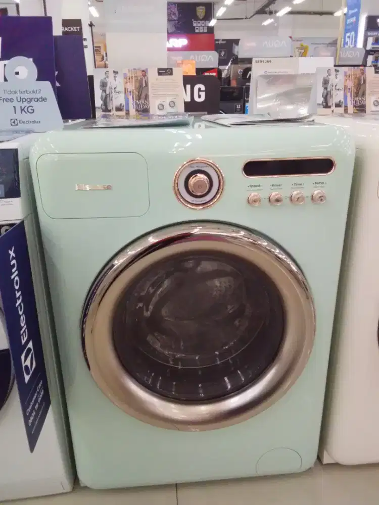 HISENSE WASHER dan DRYER LOADING 10.5 KG