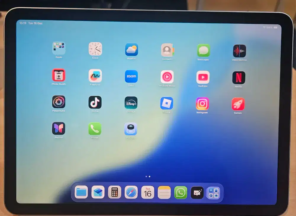 IPAD AIR 6 M2 11 128GB WIFI ONLY SILVER GARANSI INTER S/D FEB 2026