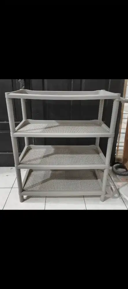 BARU KRISBOW Rak Sepatu Susun 4 Kuat Kokoh Tebal ORI ACE HARDWARE