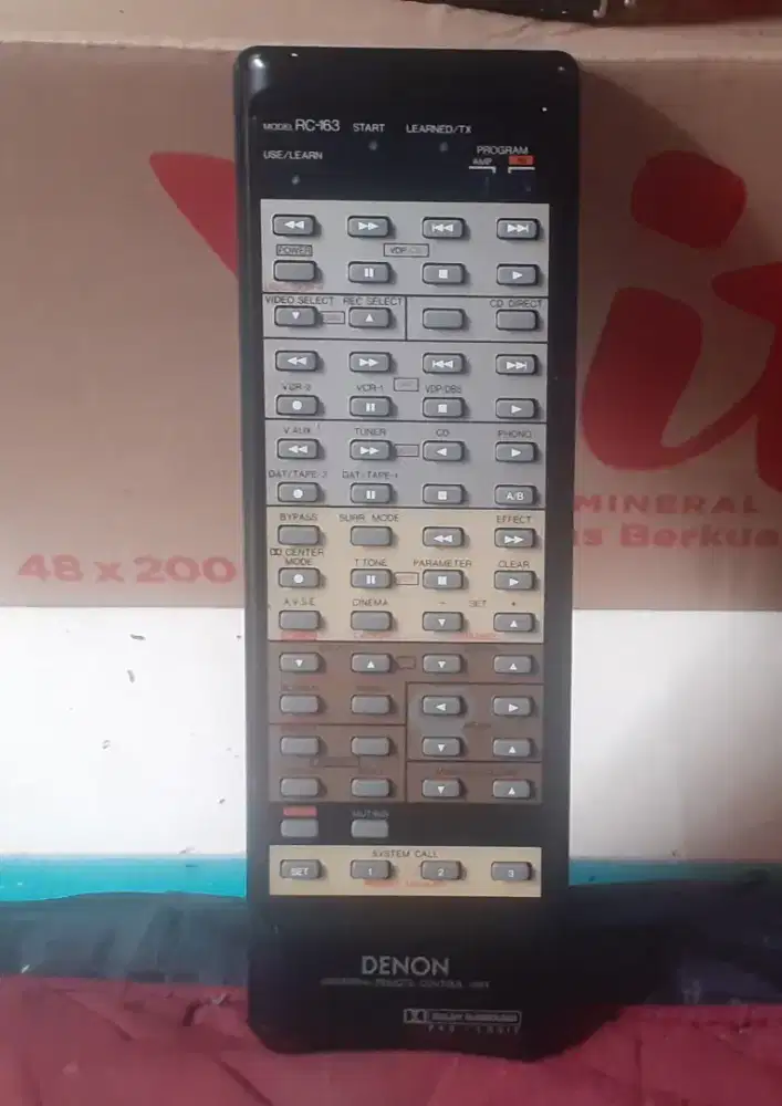 REMOTE DENON Universal Remote Control Unit RC-163