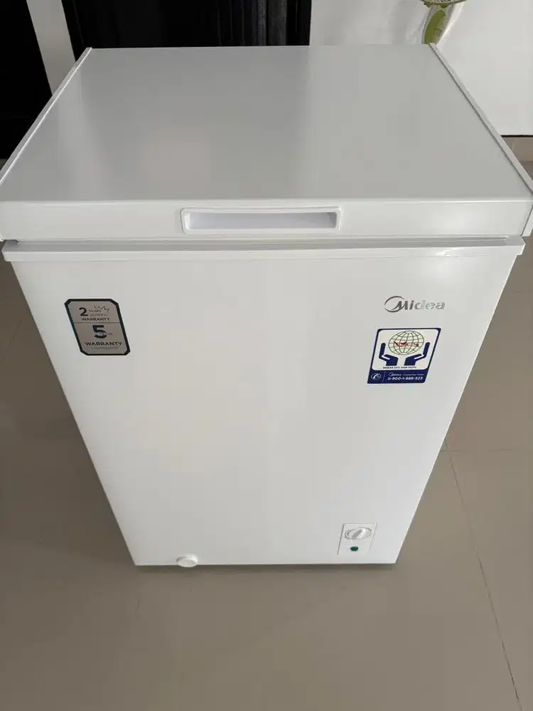 di jual frezer Midea 100l