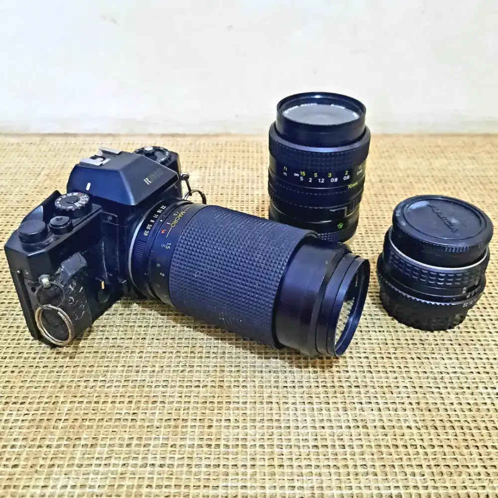 Kameran dan Lensa 3 unit