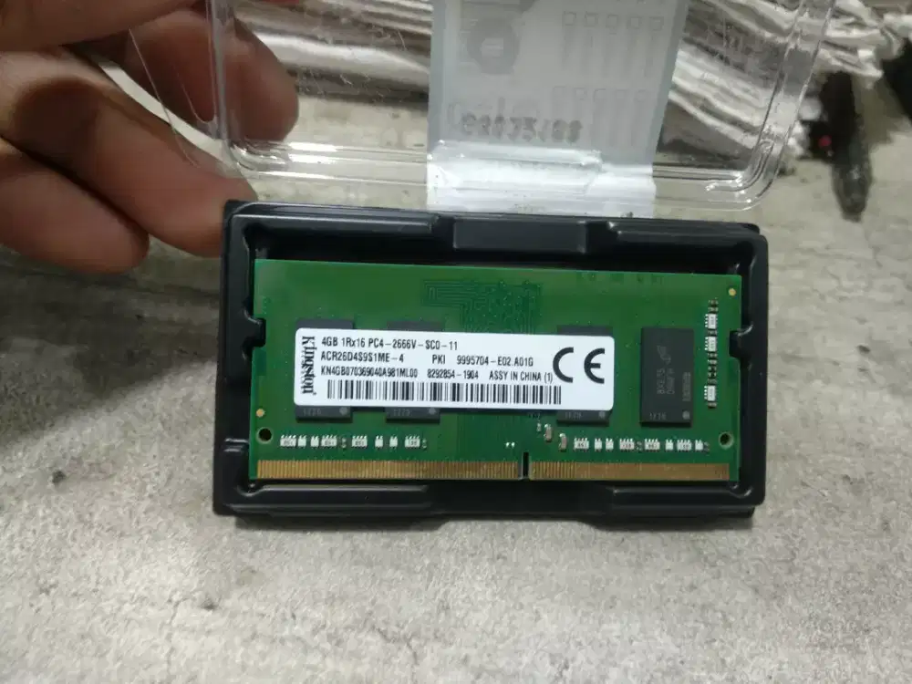 RAM DDR4 8GB (2X4GB) 2666 MT/s KINGSTON SODIMM