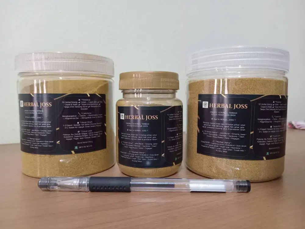 HERBAL JOSS Sinergi Herbal Alami untuk Kesehatan Menyeluruh & Stamina