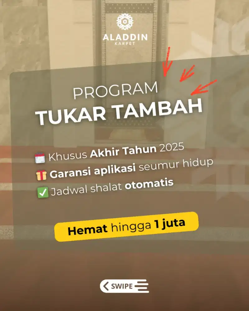 Jam Masjid Teknologi mutakhir Tangerang