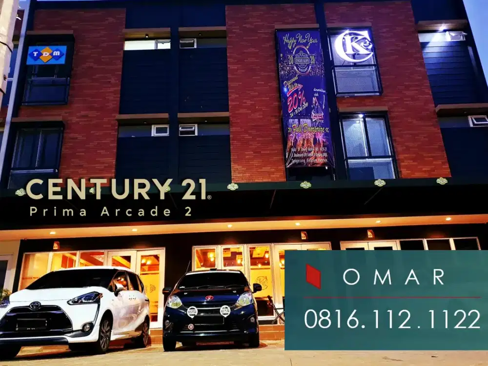 Ruko bintaro luas tanah 75  daerah ramai dekat kampus jalan strategis