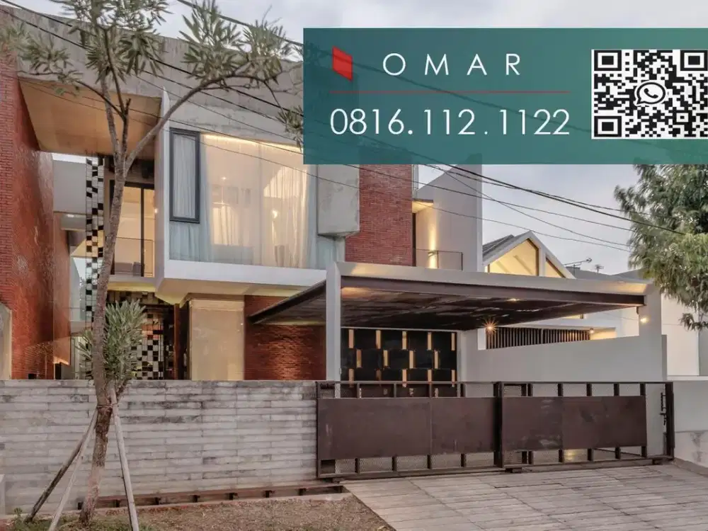 Rumah modern industrial di pesanggrahan di komplek unilever Jaksel