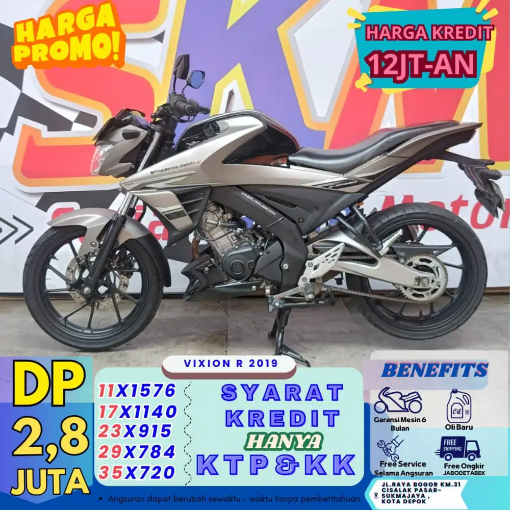 ( vixion tahun 2019 DP:2, 8 proses 1 hari cash credit