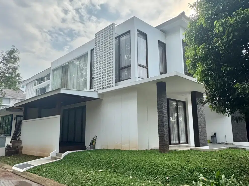 Rumah modern Hook luas 175 discovery lumina Bintaro