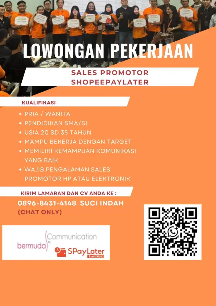 SALES PROMOTOR SHOPEEPAYLATER