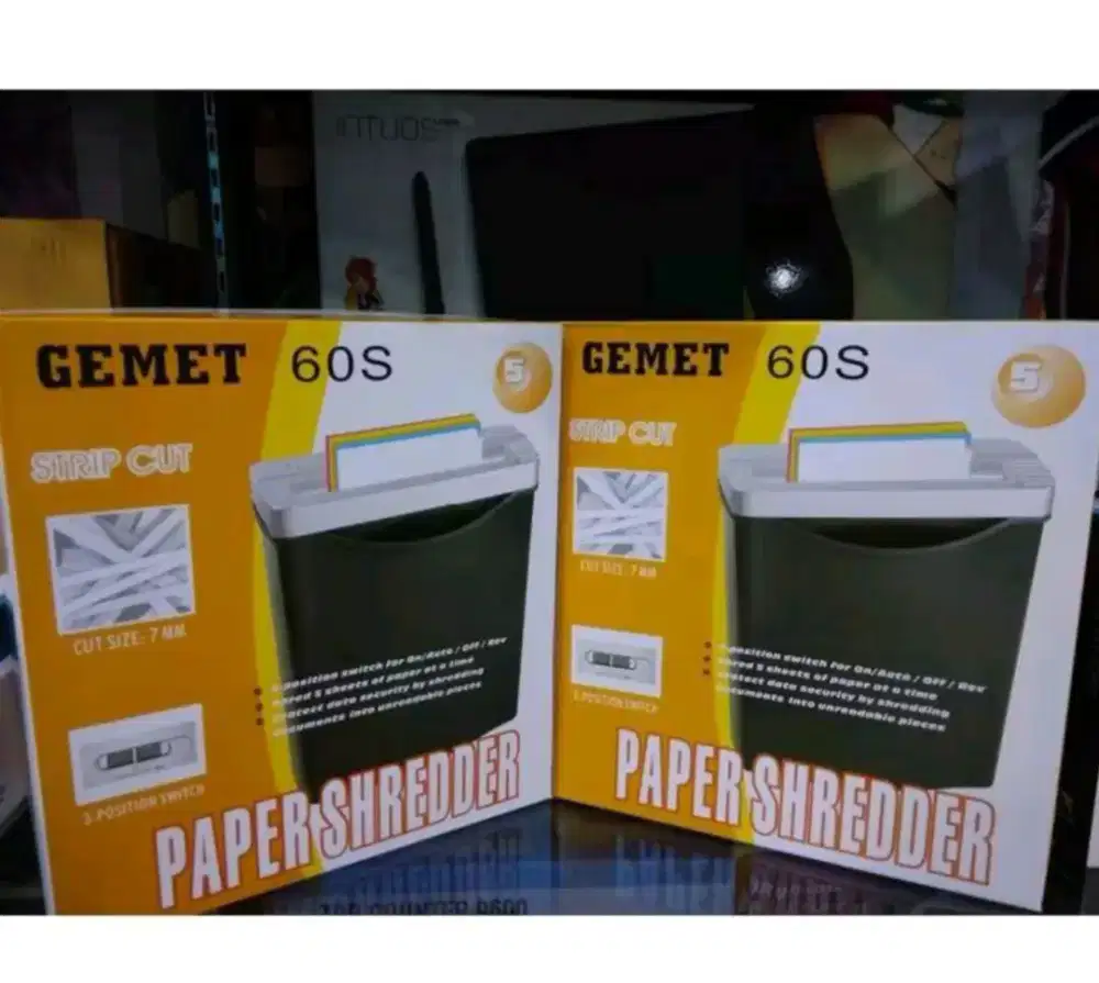 Mesin penghancur kertas Gemet 60S paper shredder termurah (second