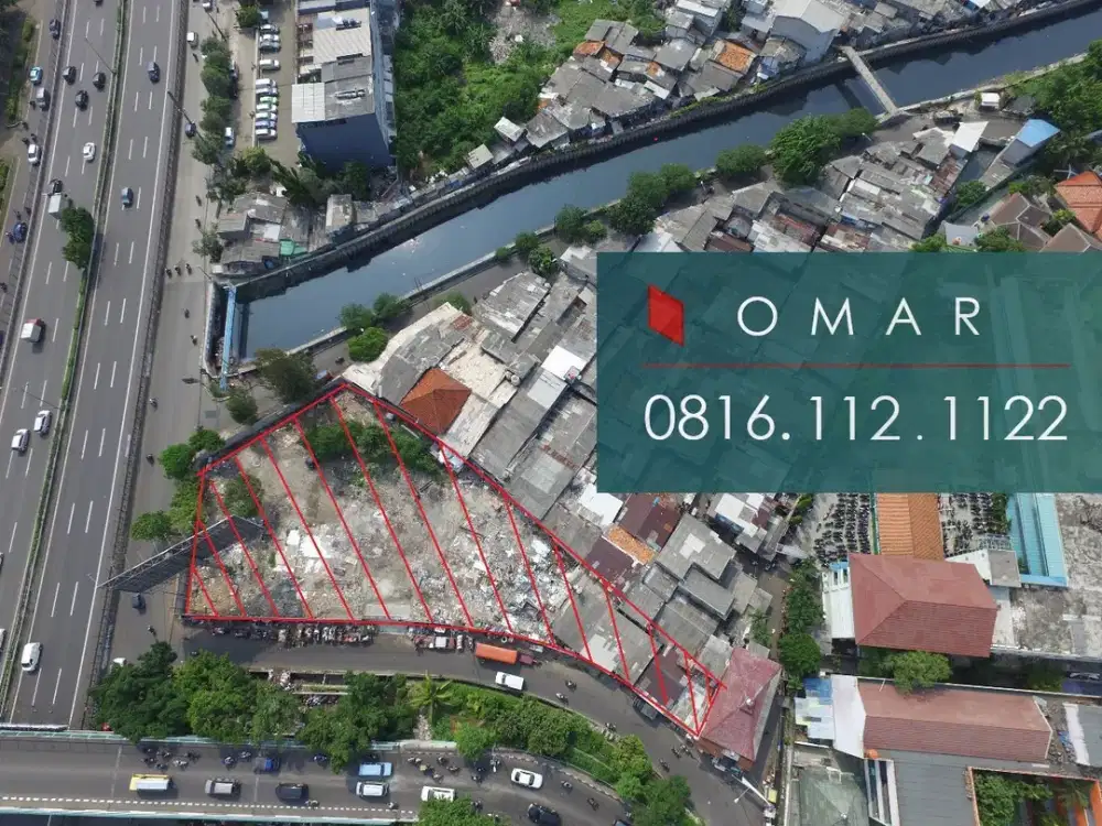 Kavling Komersial jalan arjuna tanjung duren turun harga 21 jt / m