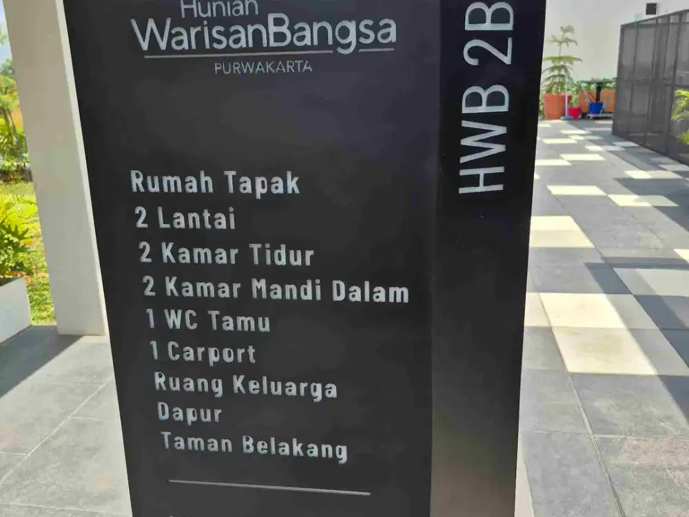 RUMAH 2 LANTAI EKSKLUSIF TIPE HWB 2B! FASILITAS PREMIUM, HARGA MULAI 128 JUTAAN!