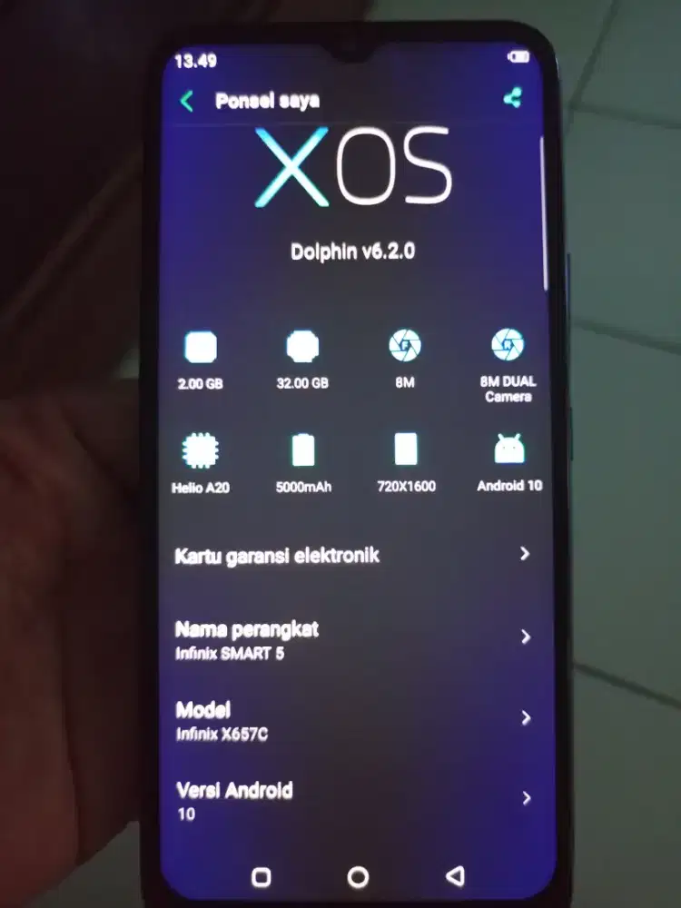 Dijual Infinix smart 5