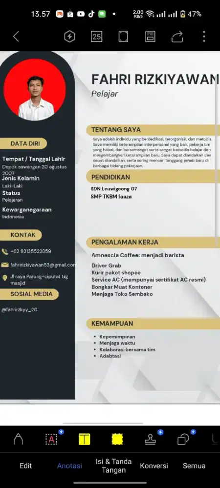 info loker /cari kerjaan