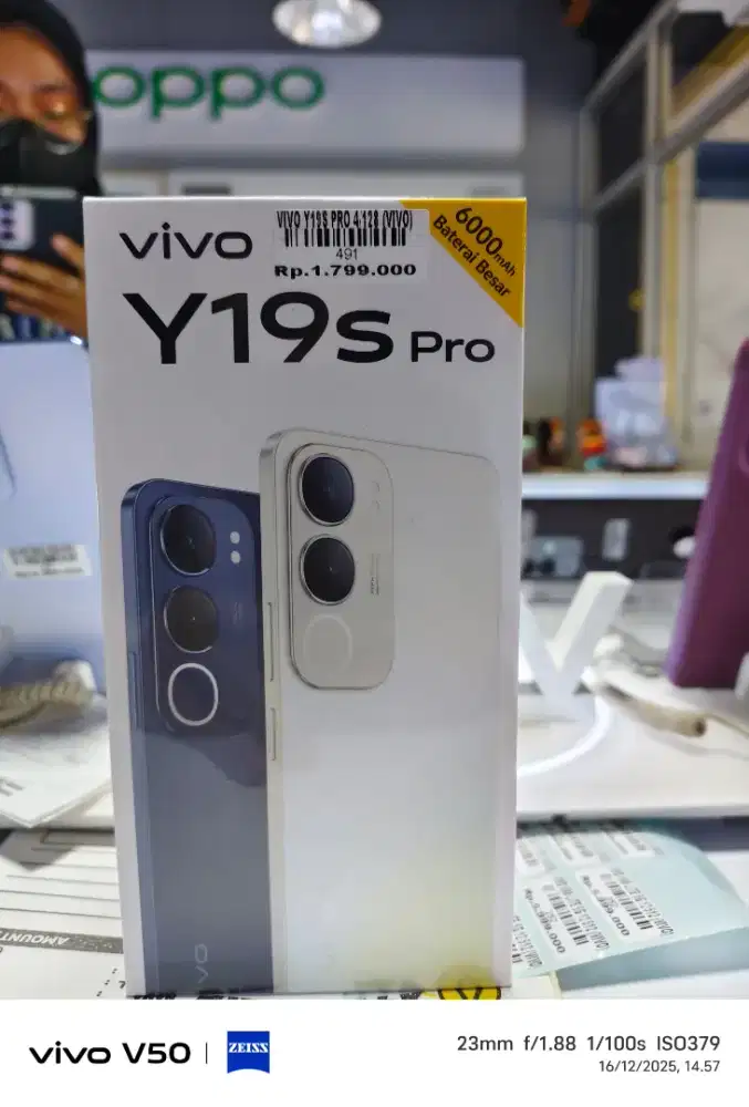 New vivo y19s pro 8/128GB