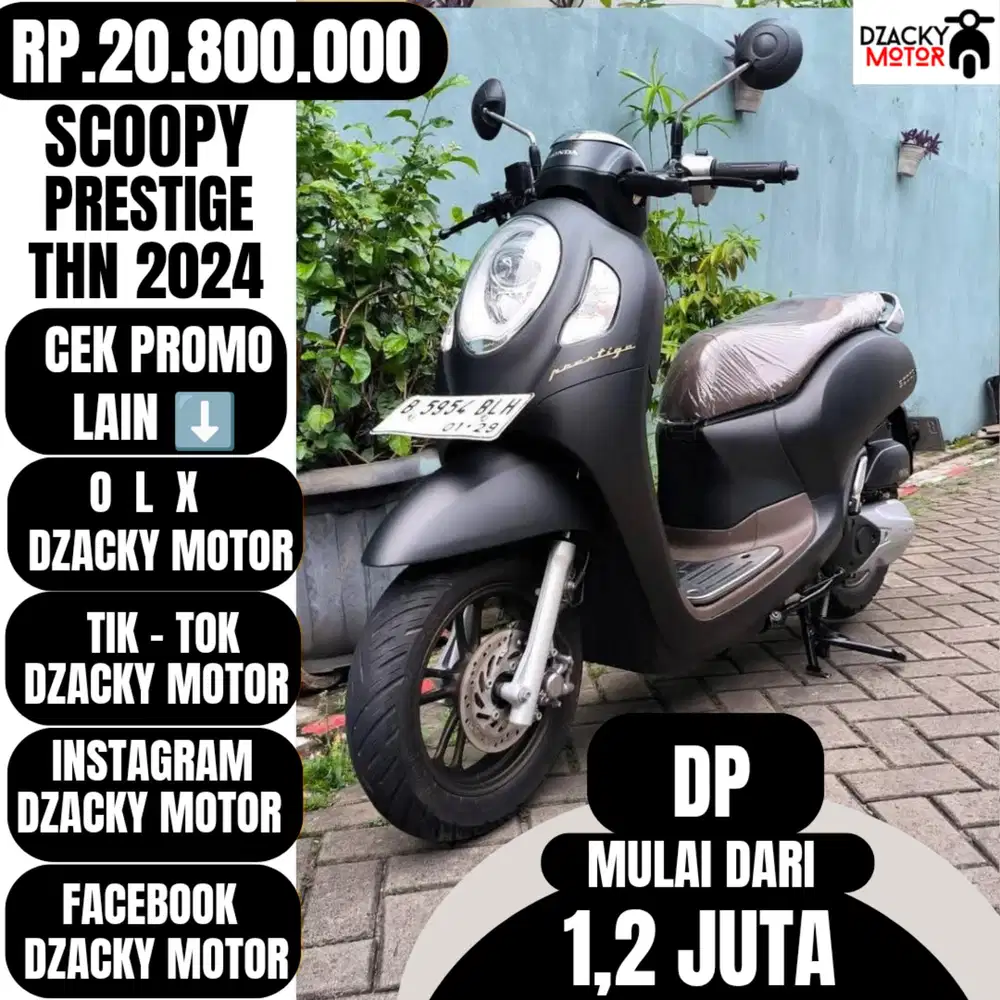SCOOPY PRESTIGE THN 2024 SECOND LIKE NEW