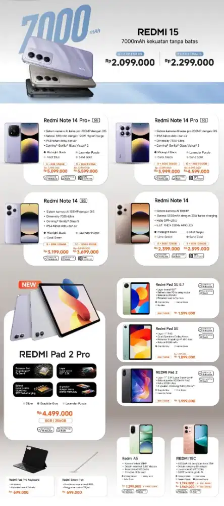 All type xiaomi/redmi