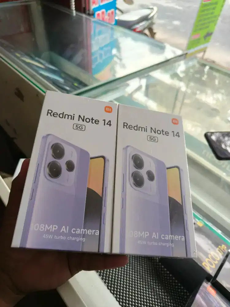 New Redminote 14 5G ram8/256 garansi resmi 1 tahun