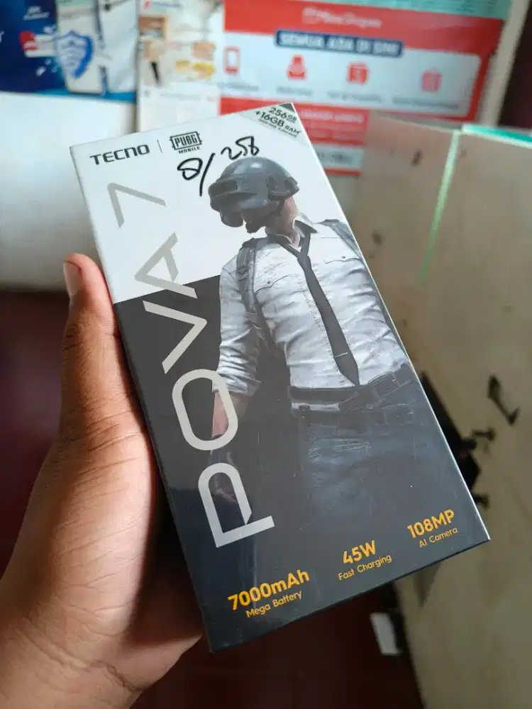 New pova 7 ram8/256 garansi resmi 1 tahun