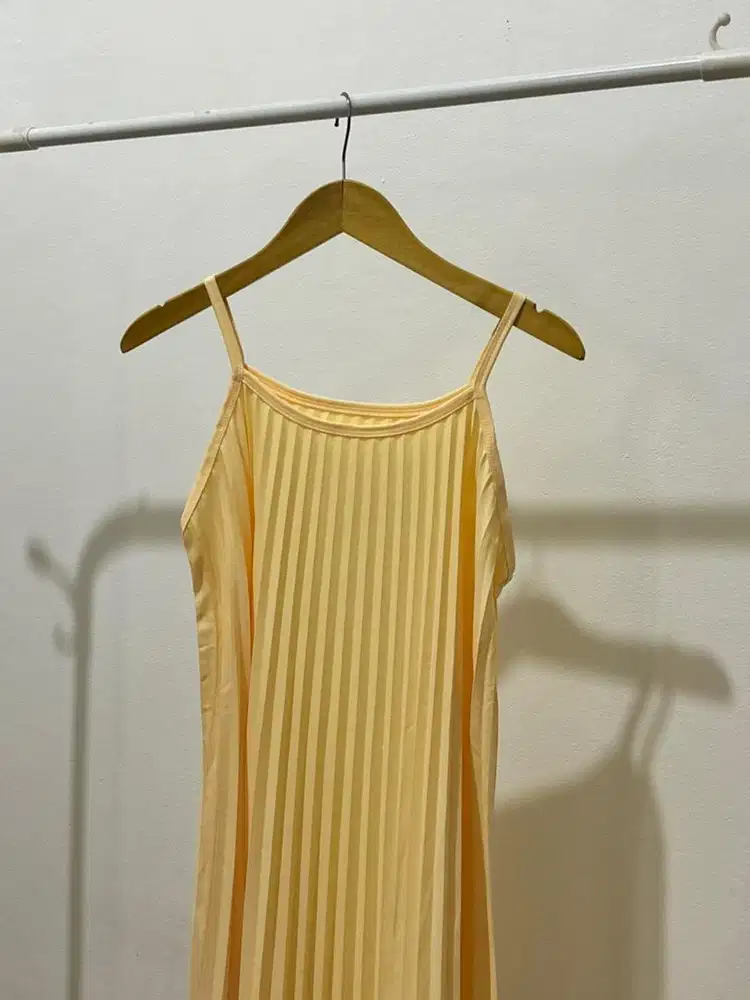 Long dress kuning all size