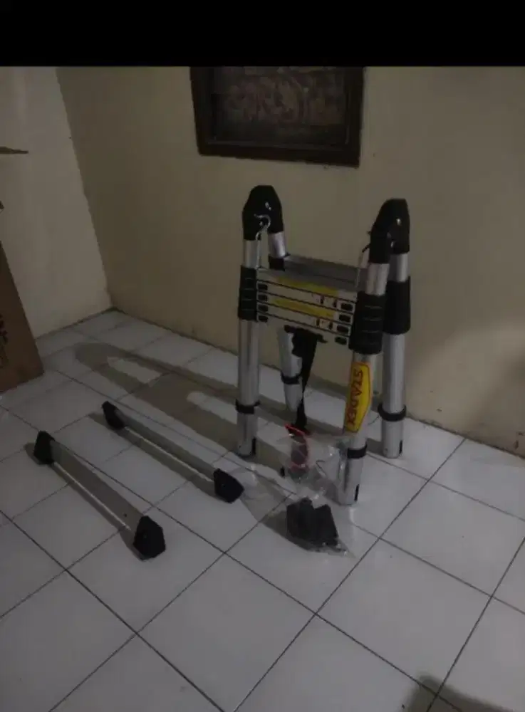 Tangga AC teleskopik dobel 3,8m