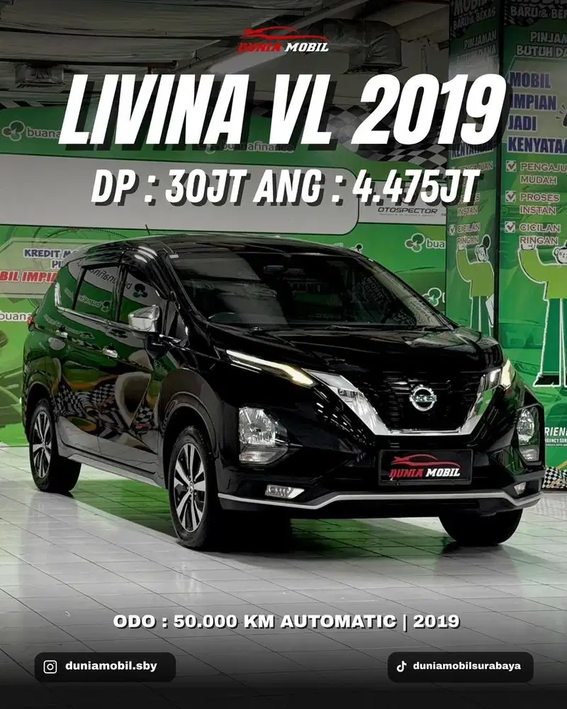 DP 30 JT - NISSAN LIVINA VL AT 2019 / 2020 GRATIS BALIK NAMA FREE BBN