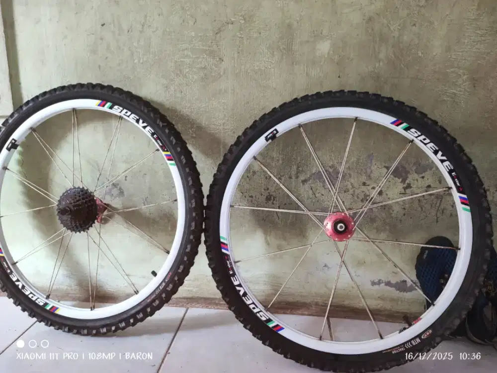 Wheelset merk Speve Eostar ring 26 disc jump hole  bukan crankbrother